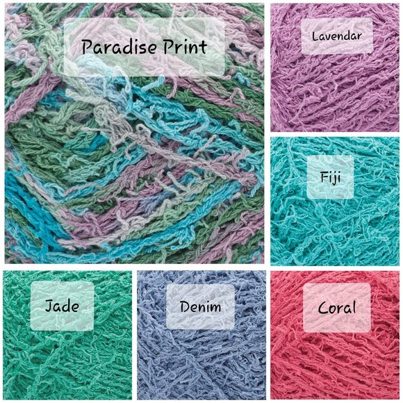 Four Hand Crafted Crocheted Colorful Reusable Dish or Vegetable Scrubby's!! - Picture 7 of 9